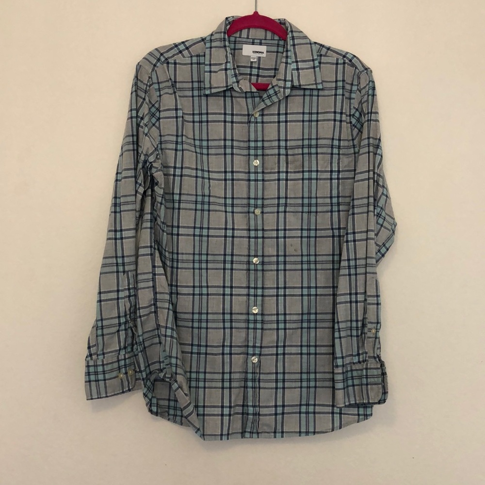 Plaid button up